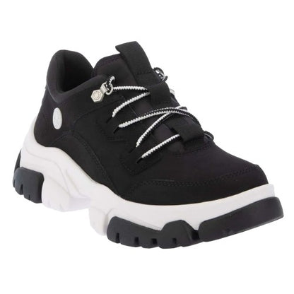 Front - Timberland Womens/Ladies Leather Low Lace Up Trainers