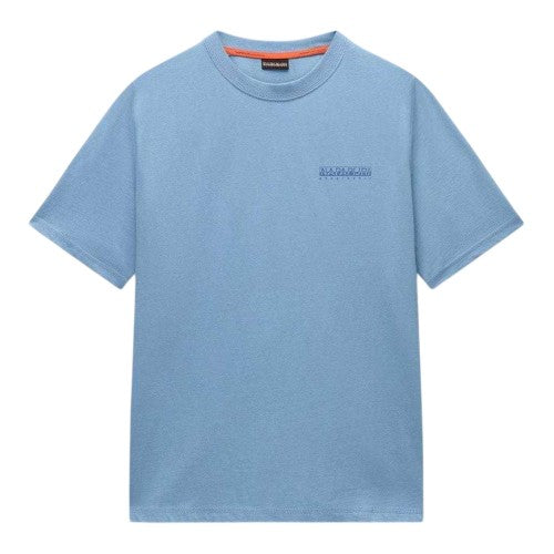 Front - Napapijri Mens Geographic Printed Crew Neck T-Shirt