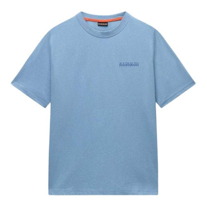 Front - Napapijri Mens Geographic Printed Crew Neck T-Shirt