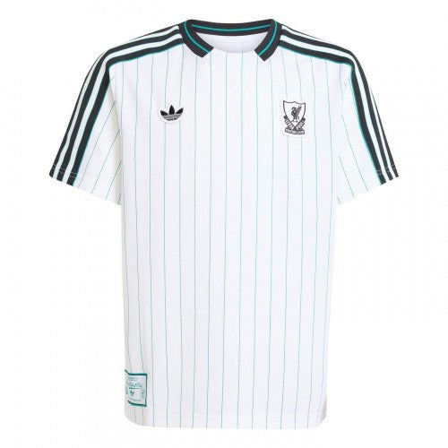 Front - Adidas Childrens/Kids Terrace Icons 25/26 Liverpool FC Jersey