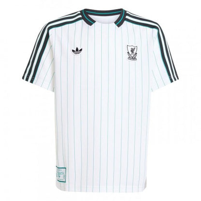 Front - Adidas Childrens/Kids Terrace Icons 25/26 Liverpool FC Jersey