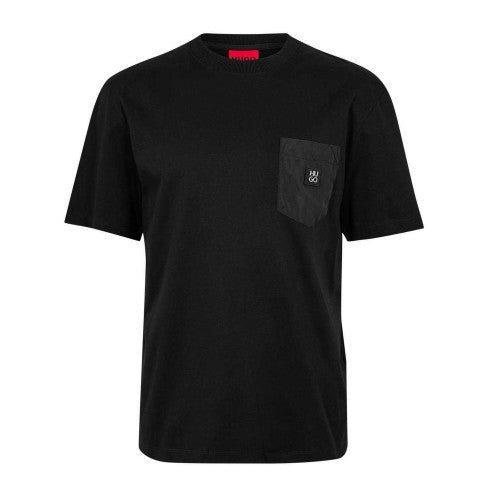 Front - Hugo Mens Logo Regular T-Shirt
