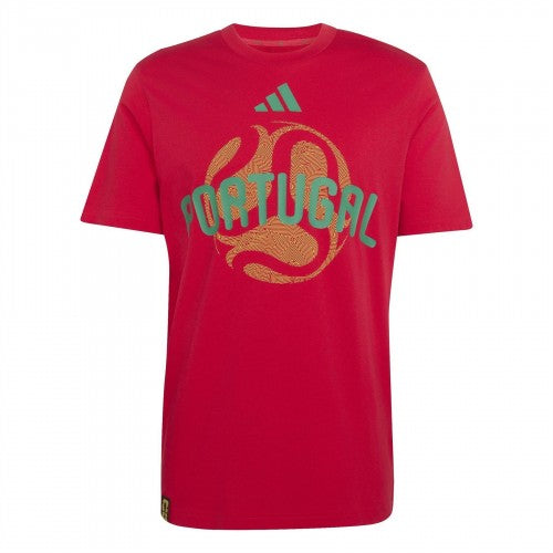 Front - Adidas Mens Portugal FIFA World Cup 26 T-Shirt