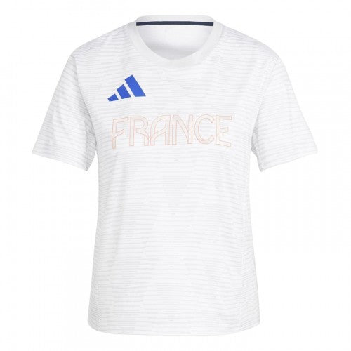 Front - Adidas Womens/Ladies France T-Shirt