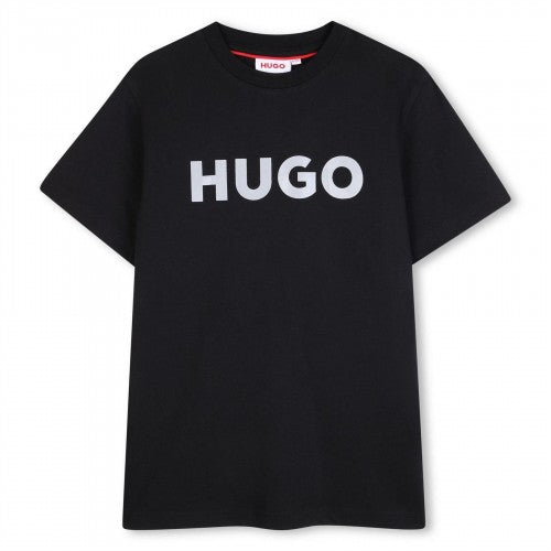 Front - Hugo Childrens/Kids Logo T-Shirt