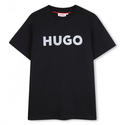 Front - Hugo Childrens/Kids Logo T-Shirt