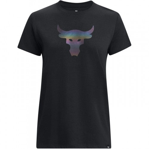 Front - Under Armour Womens/Ladies Project Rock Heavyweight T-Shirt
