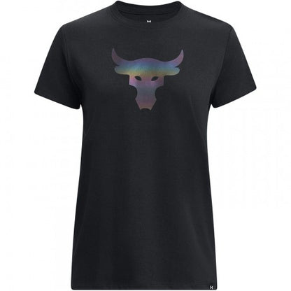 Front - Under Armour Womens/Ladies Project Rock Heavyweight T-Shirt