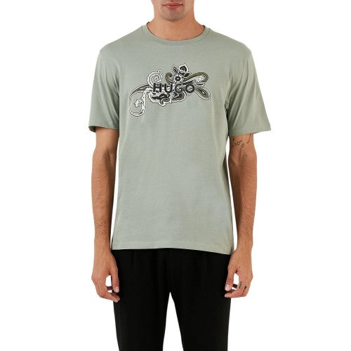 Front - Hugo Mens Dulive T-Shirt