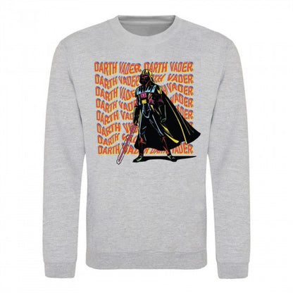 Front - Star Wars Unisex Adult Darth Vader Heather Sweatshirt