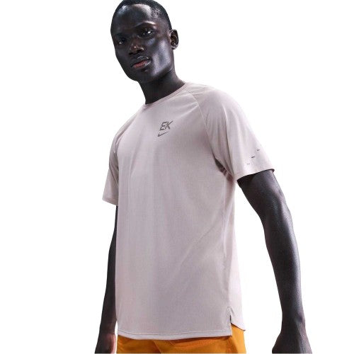 Front - Nike Mens Back Print Jersey Crew Neck Raglan T-Shirt