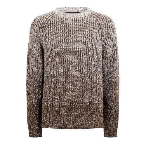 Front - Boss Mens Hezrano Knitted Jumper