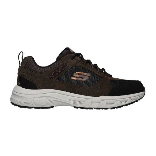 Front - Skechers Mens Oak Canyon Suede Trainers