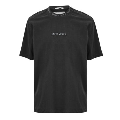 Front - Jack Wills Mens Jacquard T-Shirt