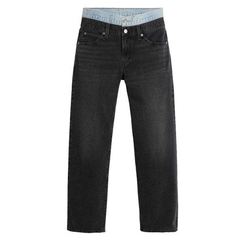Front - Levis Womens/Ladies 94 Denim High Rise Baggy Jeans
