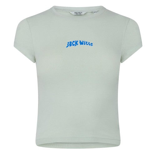Front - Jack Wills Womens/Ladies Lettering Logo Crop Top