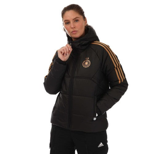 Front - Adidas Womens/Ladies Condivo 2022/23 Germany Waterproof Jacket