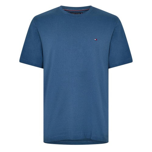 Front - Tommy Hilfiger Mens Embroidered Logo Crew Neck T-Shirt