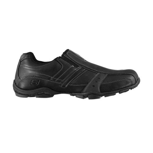 Front - Skechers Mens Marter Twin Leather Casual Shoes