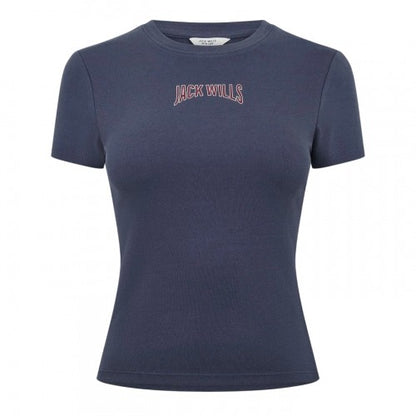 Front - Jack Wills Womens/Ladies Baby Slim T-Shirt