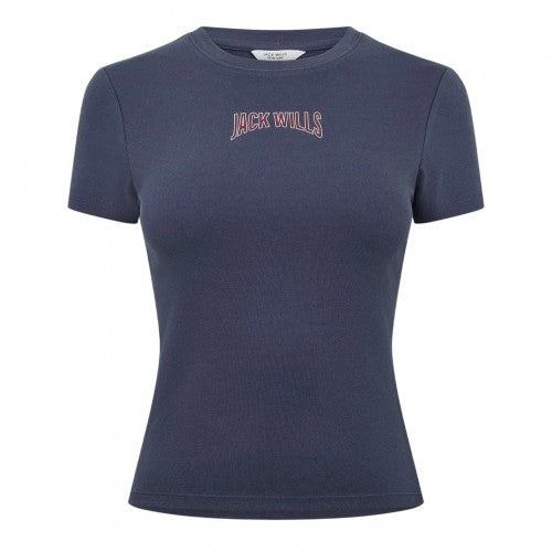 Front - Jack Wills Womens/Ladies Baby Slim T-Shirt
