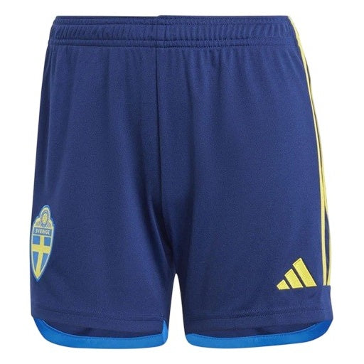 Front - Adidas Womens/Ladies Team Sweden FA Sport Football Shorts