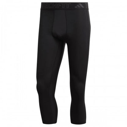 Front - Adidas Mens TechFit Training 3/4 Tights