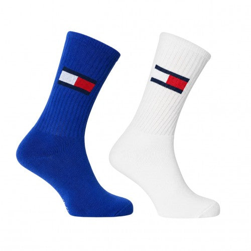 Front - Tommy Jeans Mens Crew Socks (Pack of 2)