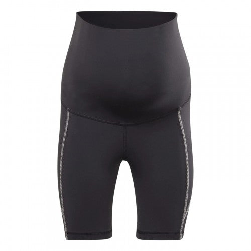 Front - Reebok Womens/Ladies Lux Maternity Biker Shorts