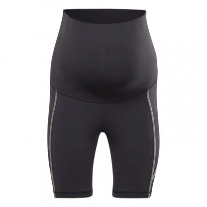 Front - Reebok Womens/Ladies Lux Maternity Biker Shorts