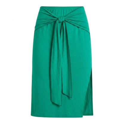 Front - Missy Empire Womens/Ladies Linen Midaxi Skirt