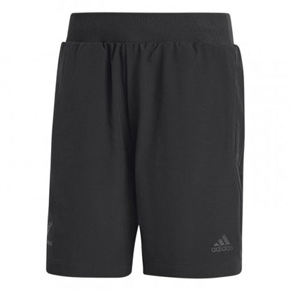 Front - Adidas Mens 2024 Woven New Zealand All Blacks Shorts