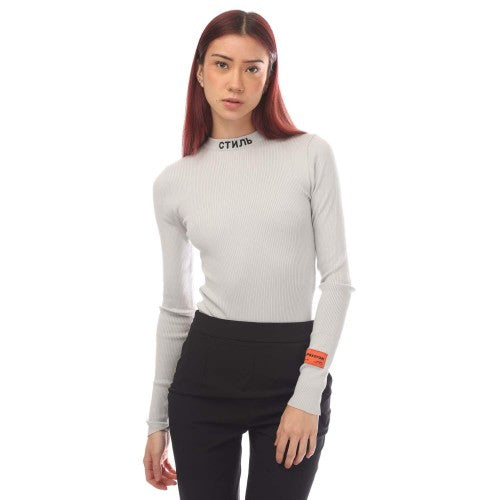 Front - Heron Preston Womens/Ladies Knitted Bodysuit