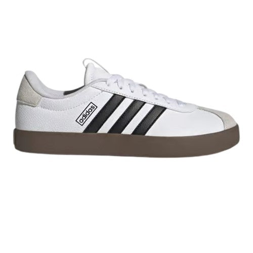 Front - Adidas Mens VL Court 3.0 Retro Suede Shoes