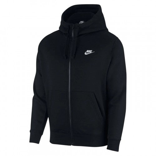 Front - Nike Mens Sportswear Club Full Zip Hoodie