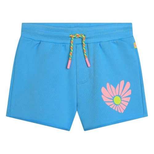 Front - Billieblush Girls Jersey Graphic Print Shorts