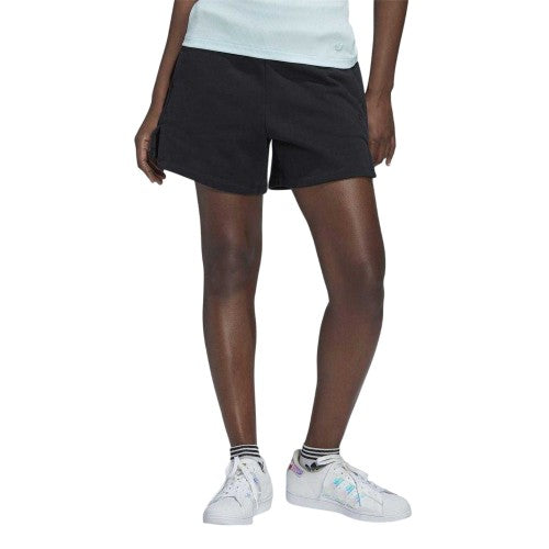 Front - Adidas Womens/Ladies Adicolor Archive Trefoil Side Slits Shorts