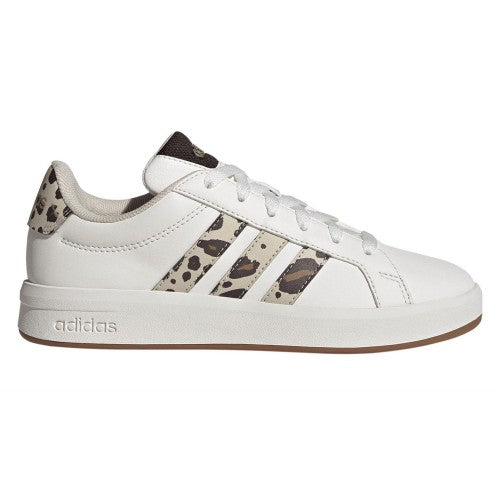 Front - Adidas Girls Grand Court Trainers