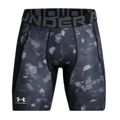 Front - Under Armour Mens Performance Camo Compression Shorts
