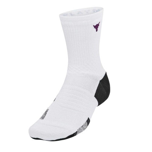Front - Under Armour Mens Project Rock Playmaker Crew Socks