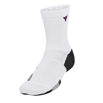 Front - Under Armour Mens Project Rock Playmaker Crew Socks