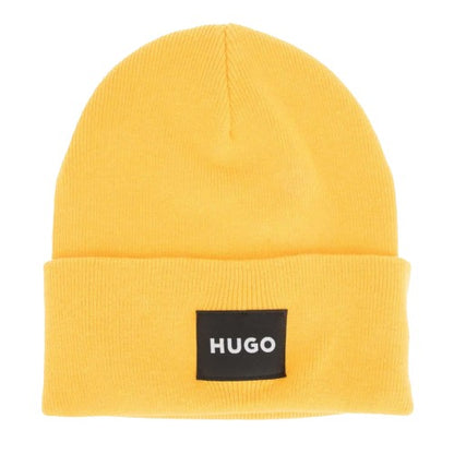 Front - Hugo Xevon Ribbed Turn Up Beanie