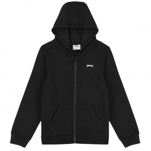 Front - Slazenger Childrens/Kids Polyester Full Zip Hoodie