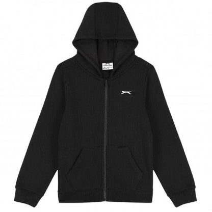 Front - Slazenger Childrens/Kids Polyester Full Zip Hoodie