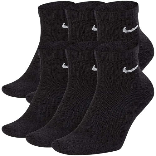 Front - Nike Mens Swoosh Trainer Socks (Pack of 6)