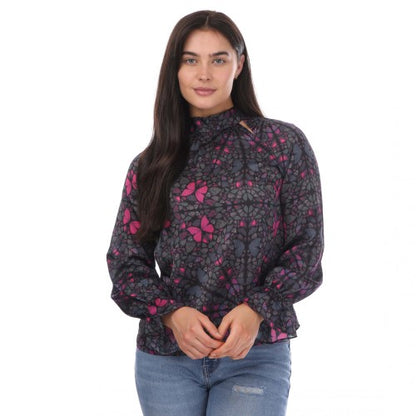 Front - Ted Baker Womens/Ladies Heiydii High-Neck Blouse