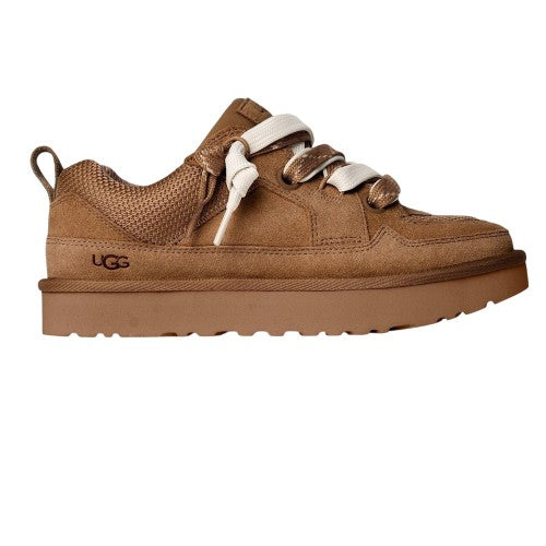 Front - UGG Womens/Ladies Lowmel Suede Platform Trainers