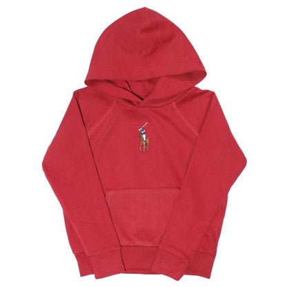 Front - Ralph Lauren Girls Pony Hoodie