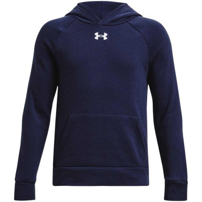 Front - Under Armour Boys Rival Fleece Overhead Raglan Hoodie