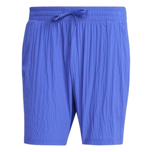 Front - Adidas Mens Ergo Seersucker Tennis Shorts